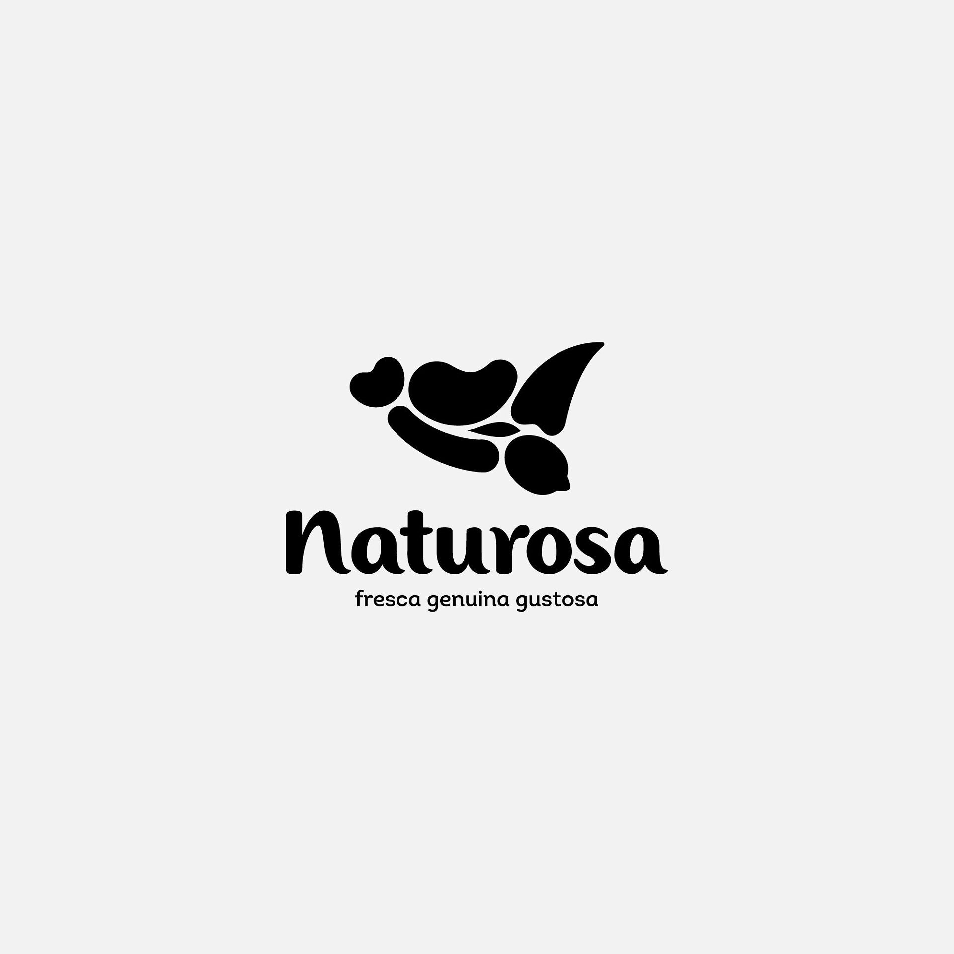 Logo Naturosa in nero