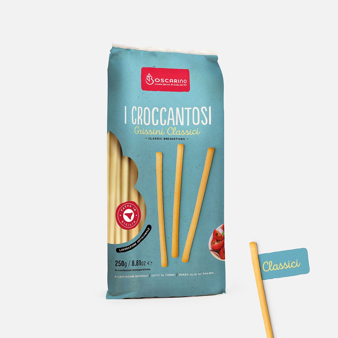 Packaging linea Croccantosi Boscarino