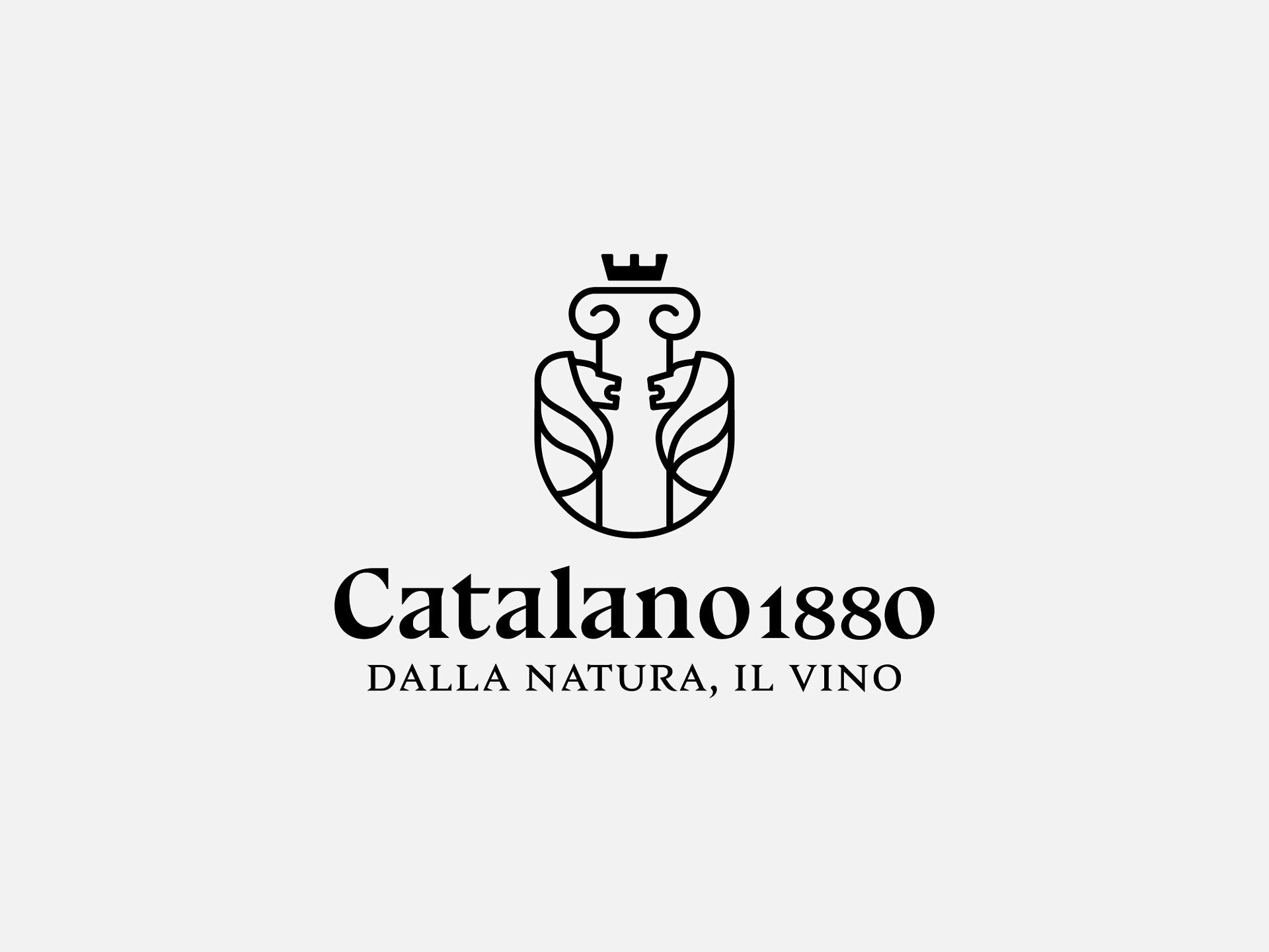 Logo Catalano 1880 in nero