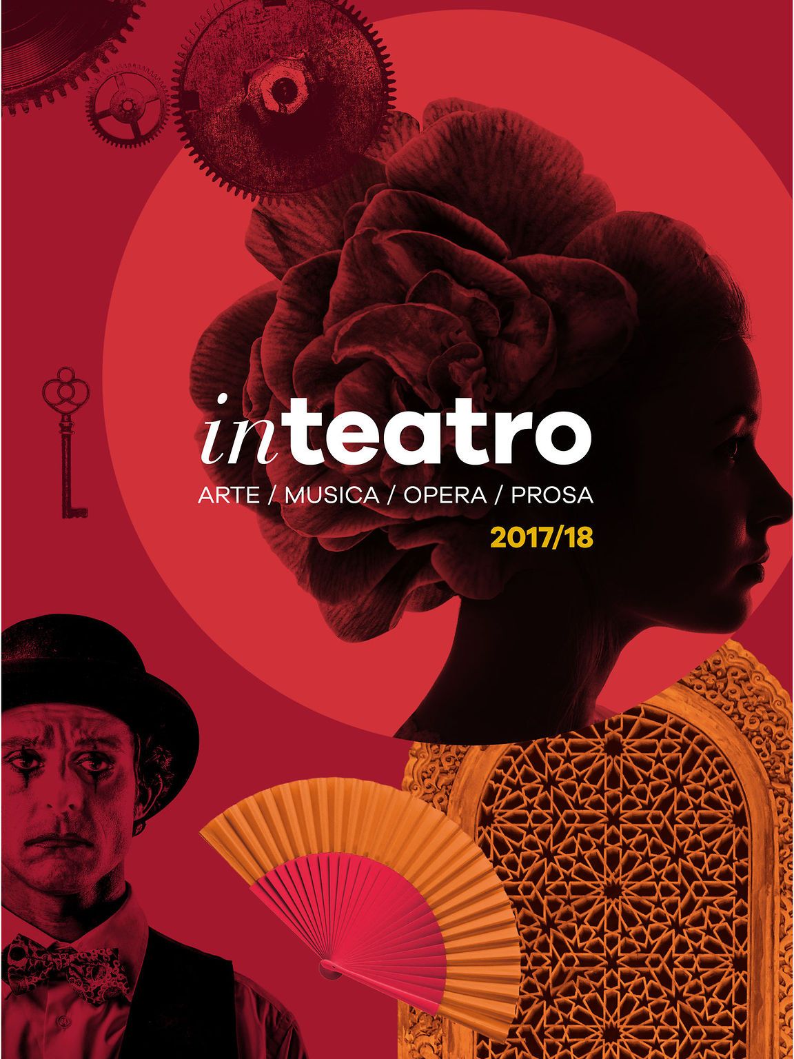 In teatro, campagne pubblicitarie per stagioni teatrali dal 2017 al 2021