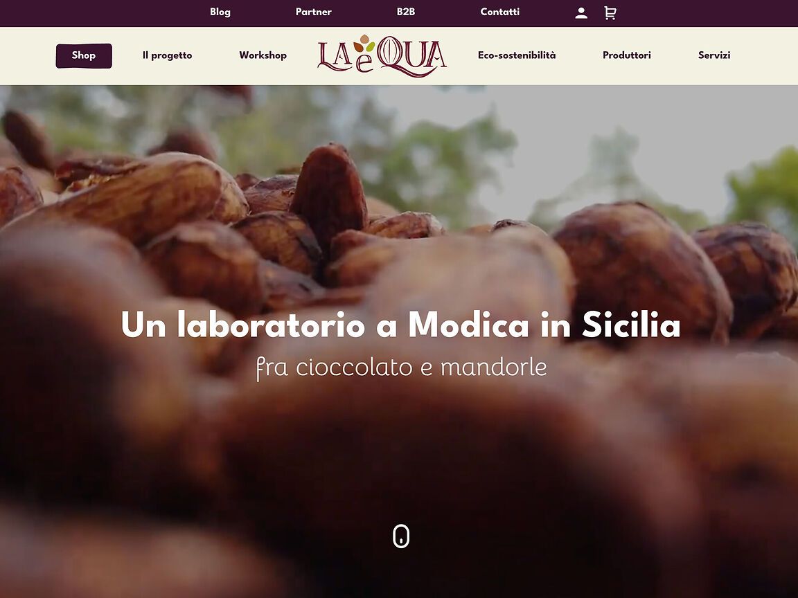 Sito e-commerce per LAeQUA