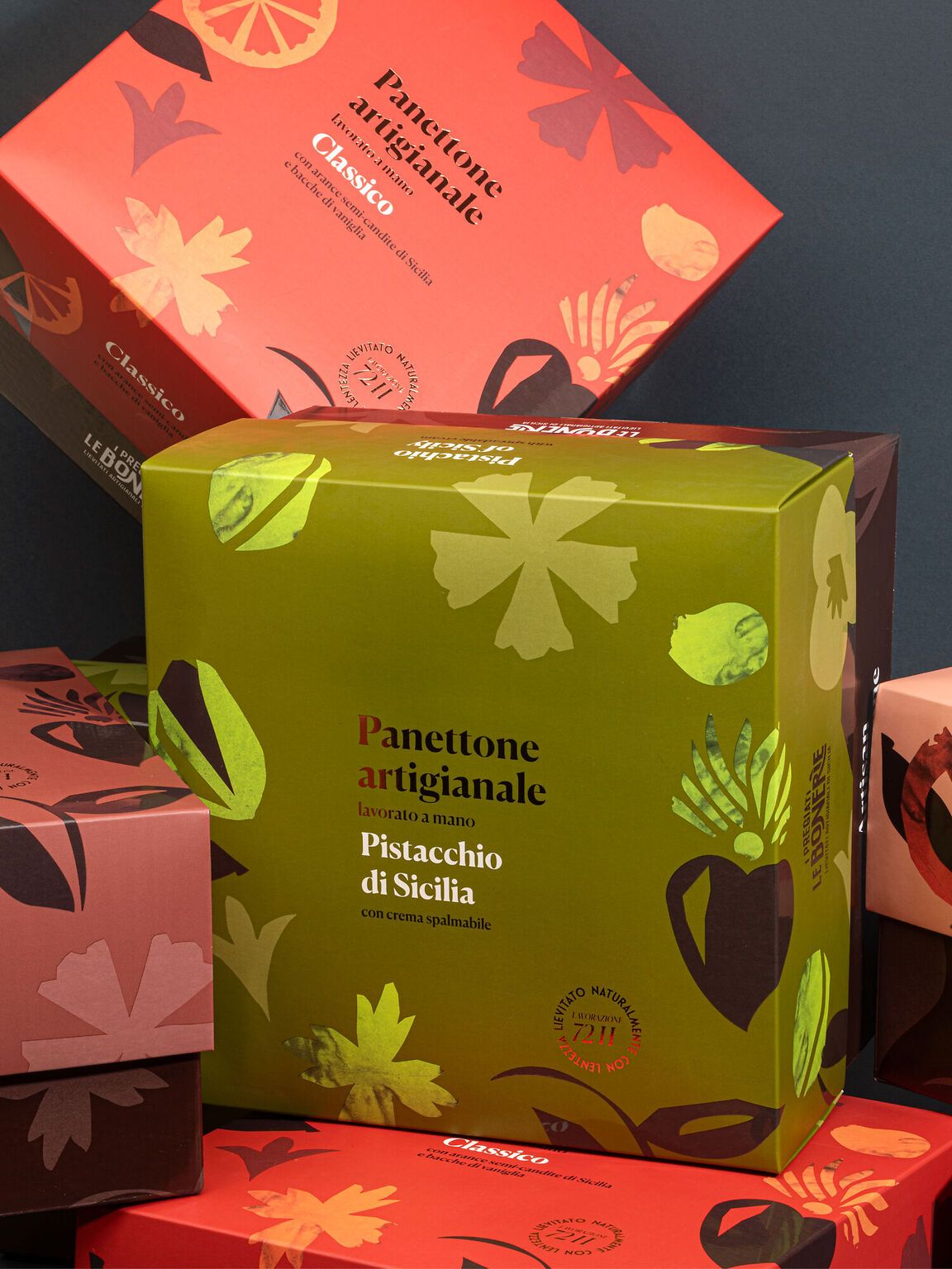 Packaging per la linea &amp;quot;I Pregiati&amp;quot; de Le Bonerie
