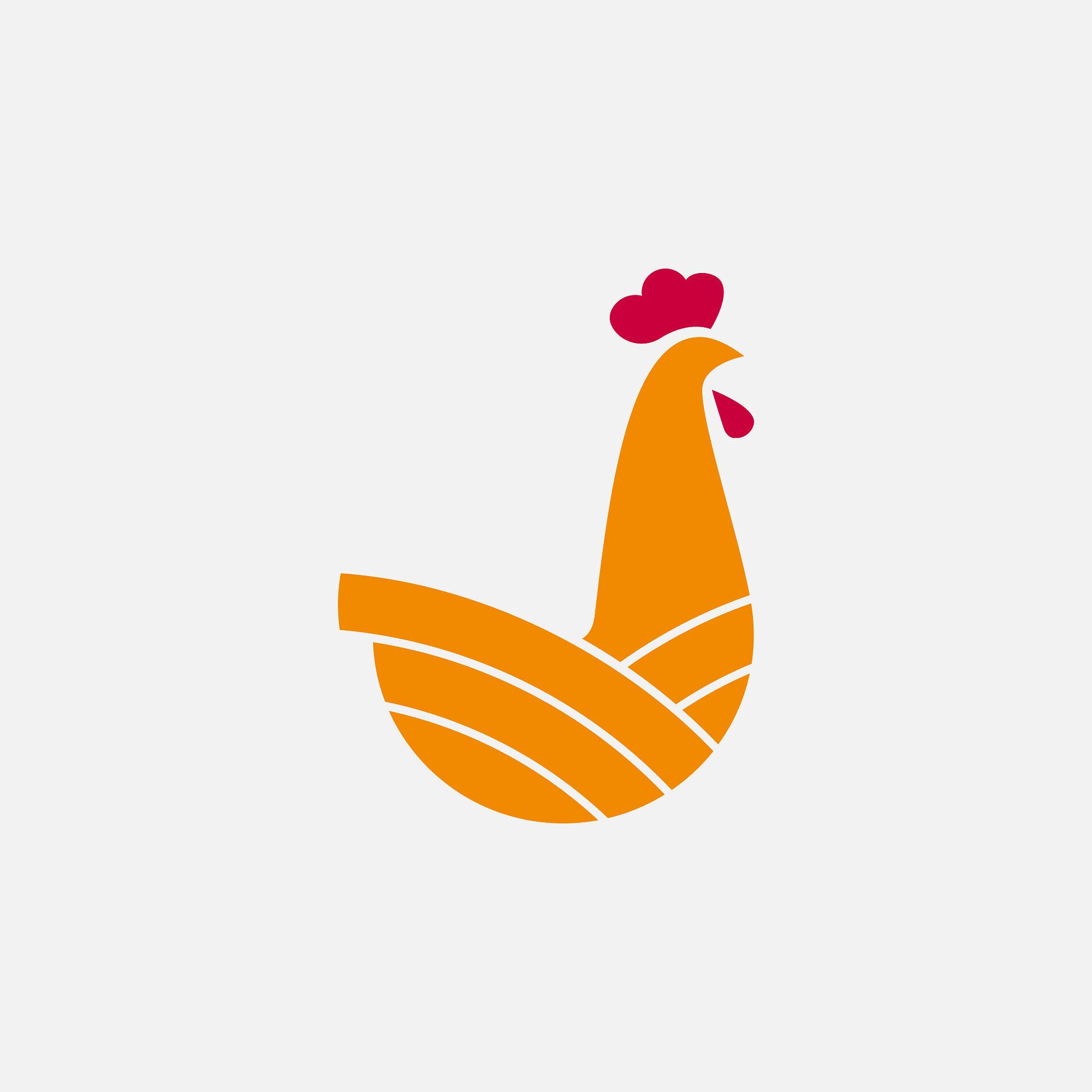 Logo Modicanello - dettaglio pollo stlizzato