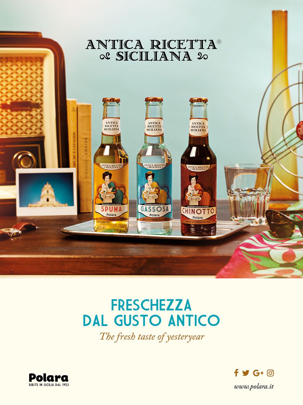 Advertising bibite Antica Ricetta Siciliana